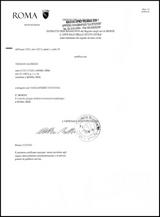 Estratto di morte Online in un click