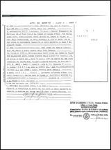 atto di morte Online in un click