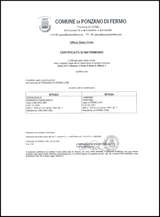 certificato di matrimonio Online